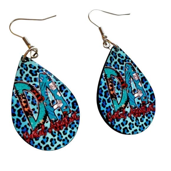 Handmade Dental Assistant DA Teardrop Earrings - Picture 1 of 1